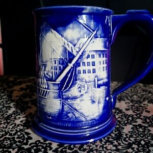 19th century commemorative Boston Tea Party Mug